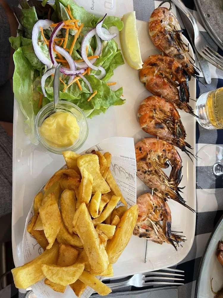 Brochettes de Gambas Grillées