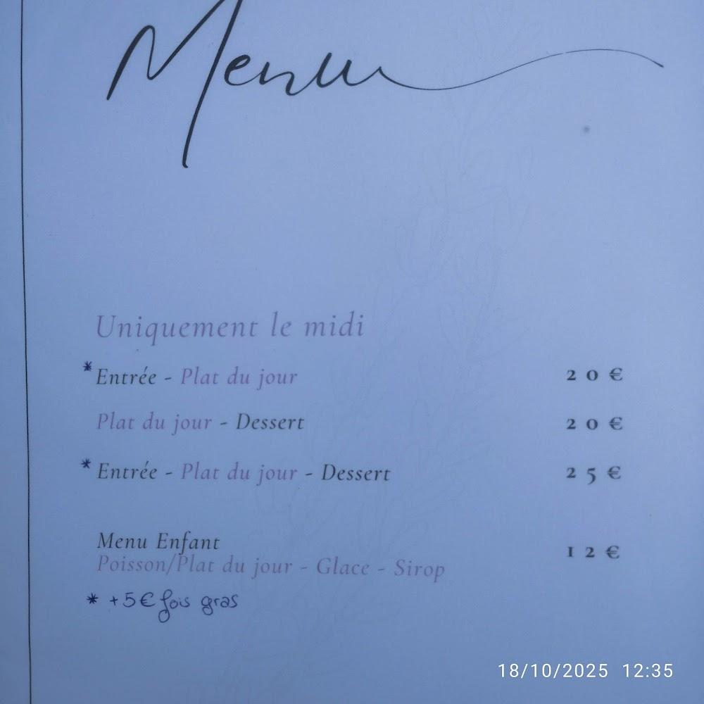 La Table Paysanne - Menu Image 4